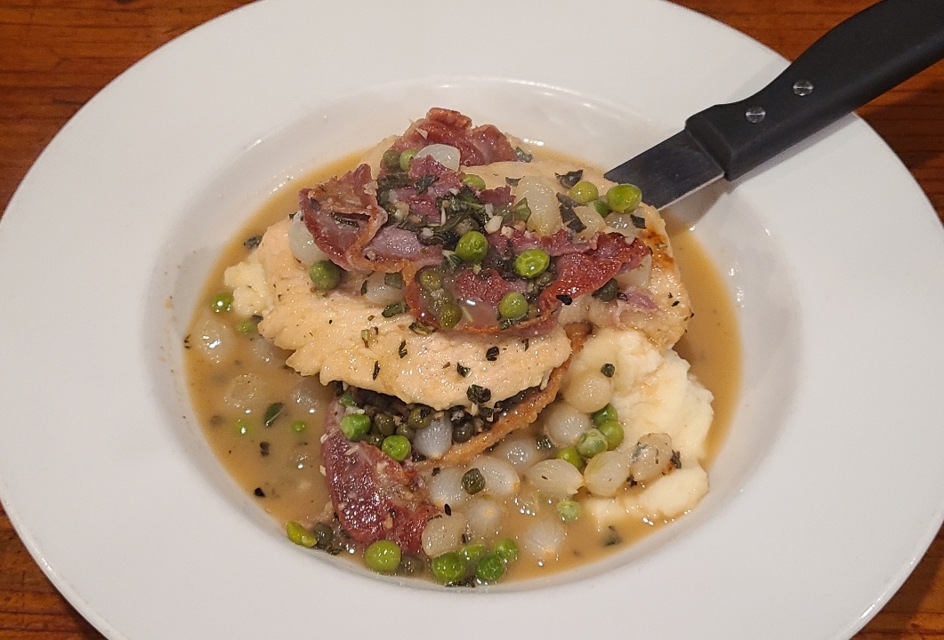Pollo Saltimbocca (agf, adf).