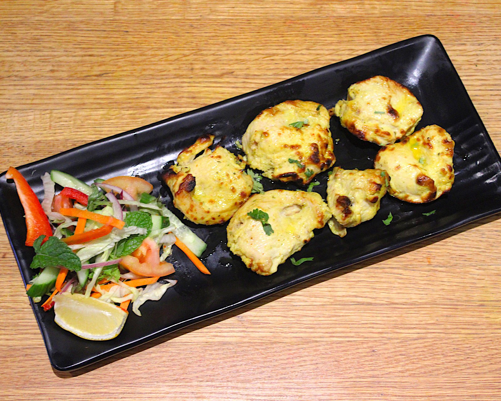 Saffron Chicken Tikka.