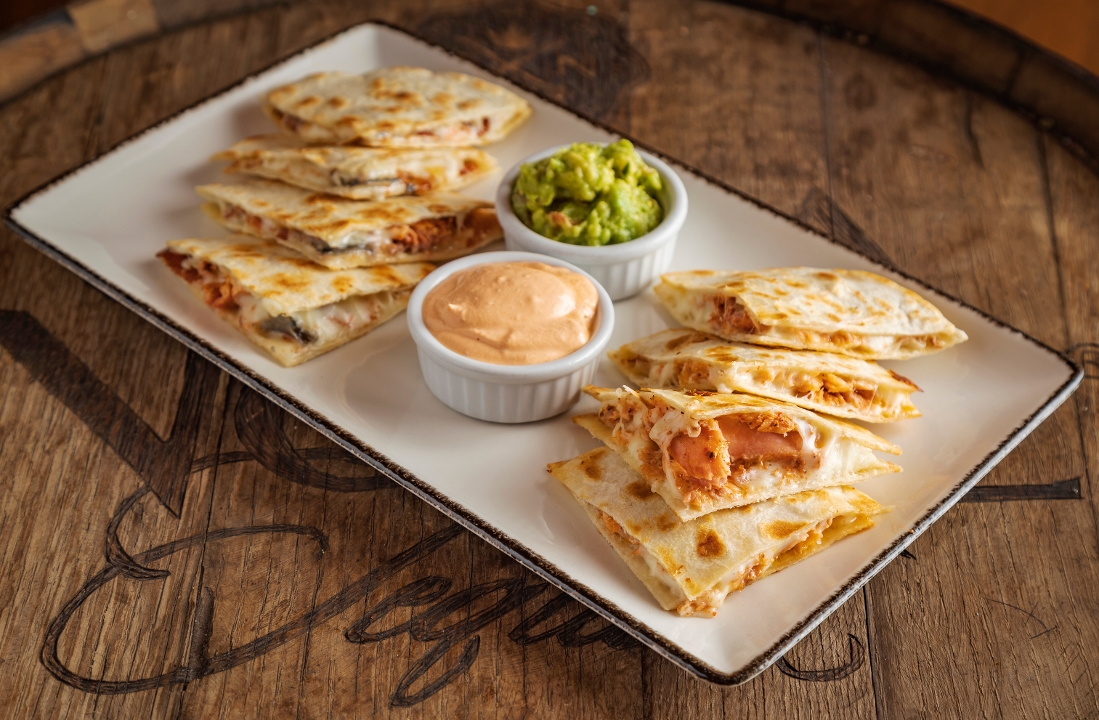 Chipotle Salmon Quesadillas.