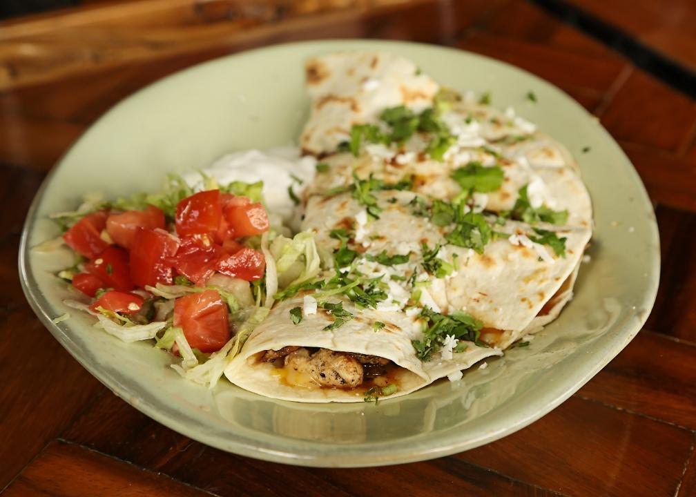 CHICKEN FAJITA QUESADILLA.