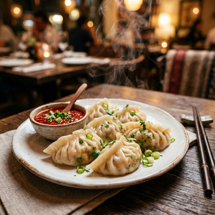 Veg Momo's (6 picece).