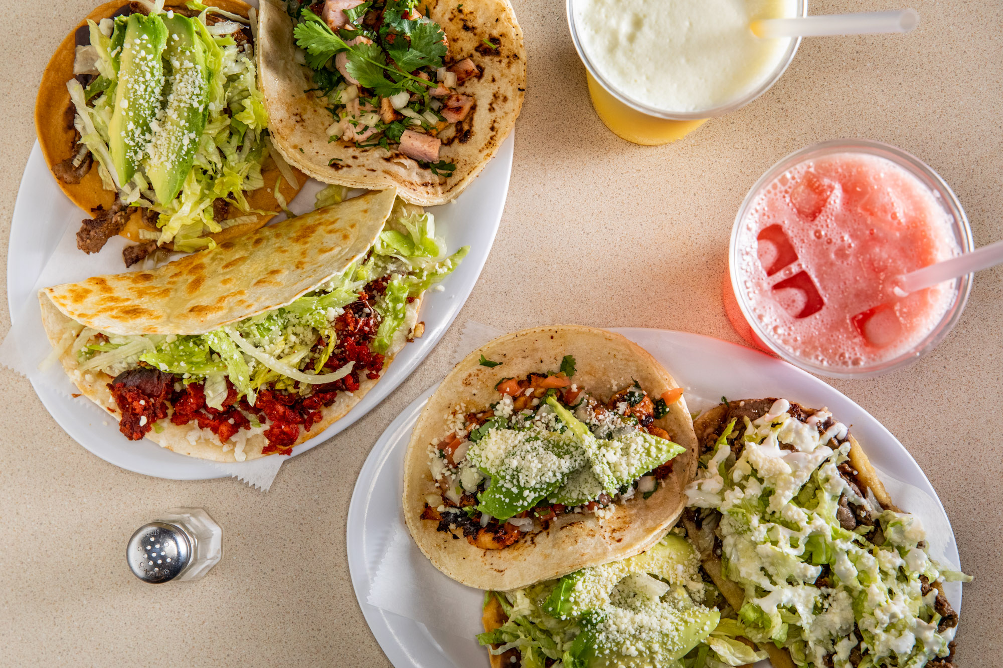 Combo #2 Taco, Tostada, Quesadilla.