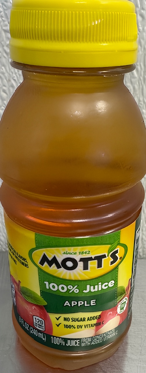 Bottled Apple Juice.
