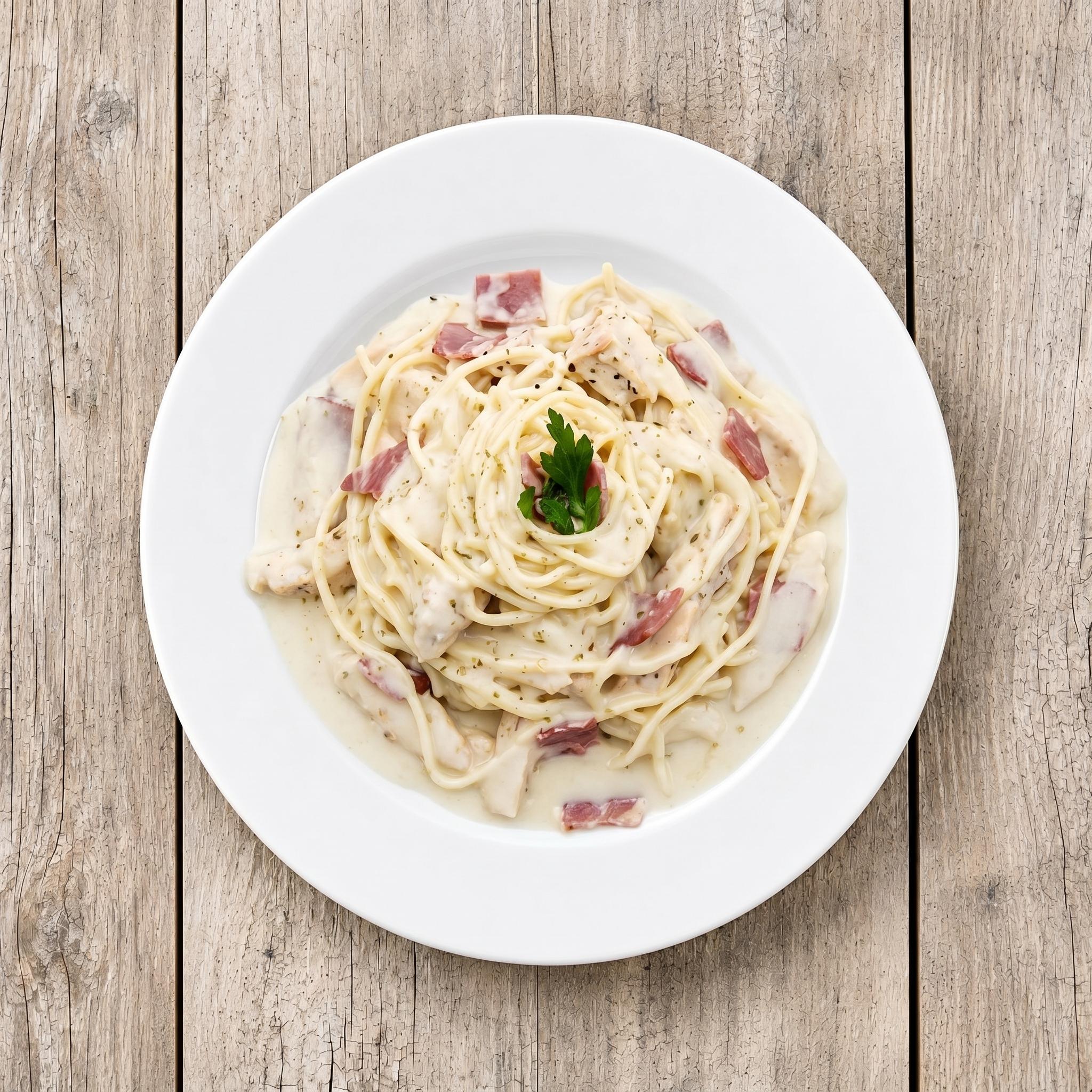 Carbonara pasta.
