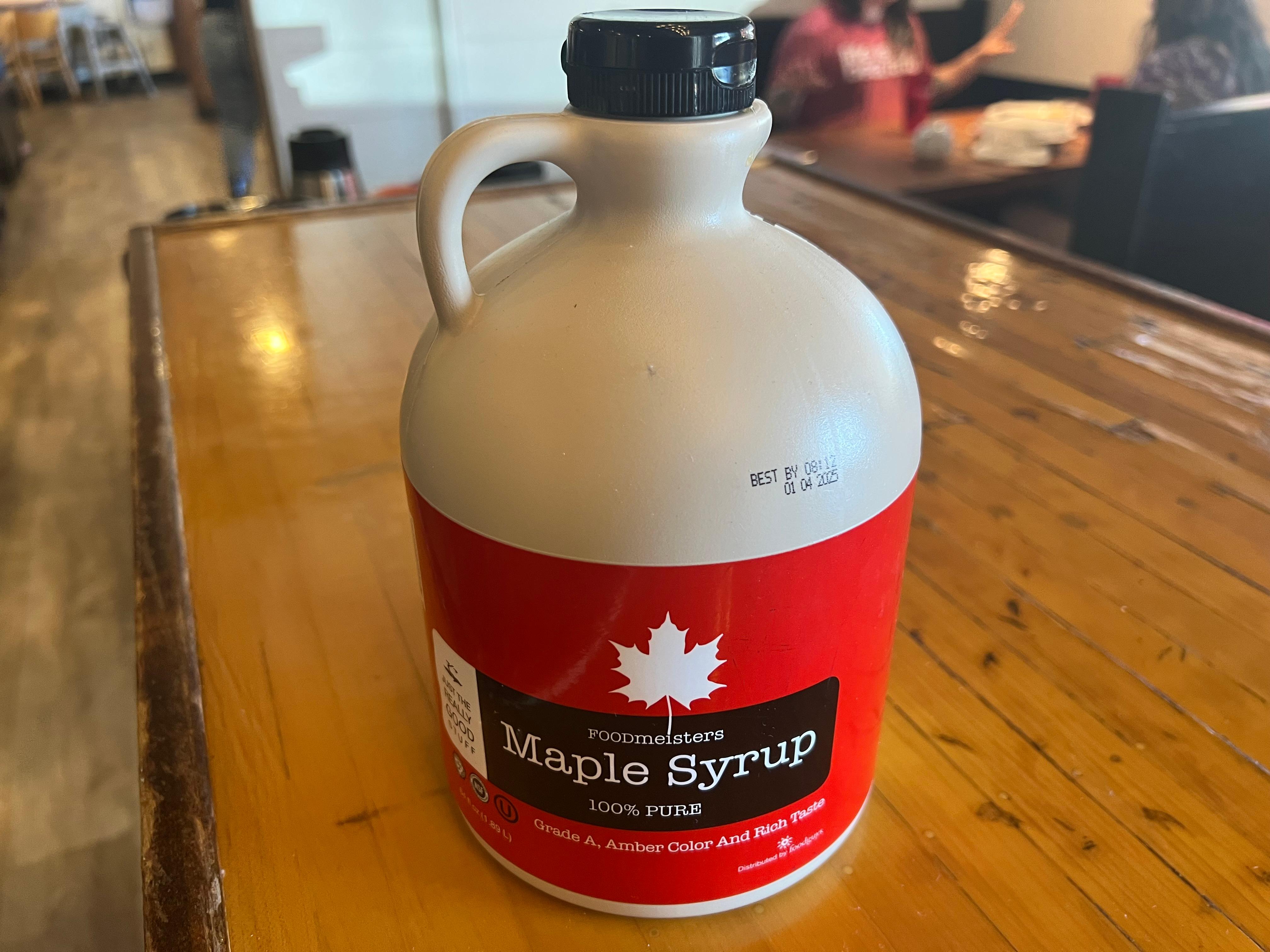 MAPLE SYRUP.