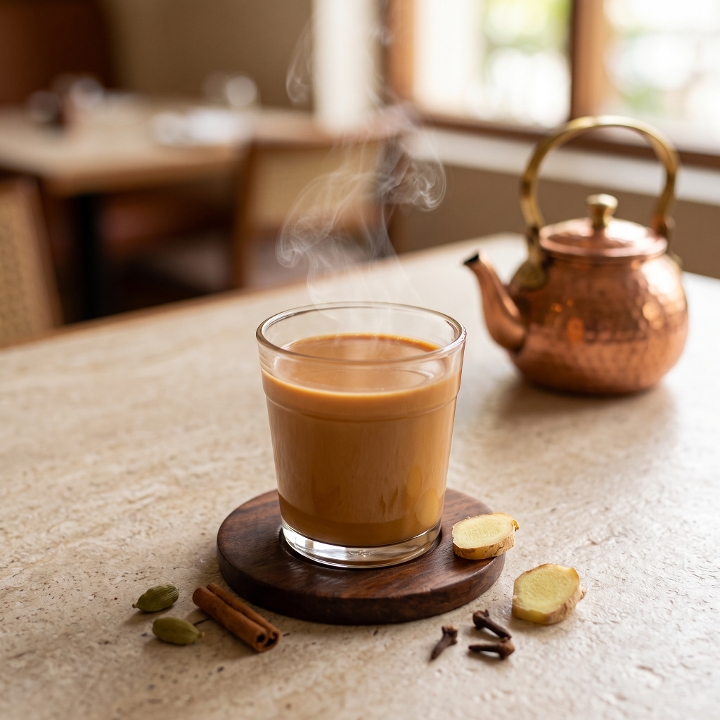 Hot Masala Tea.