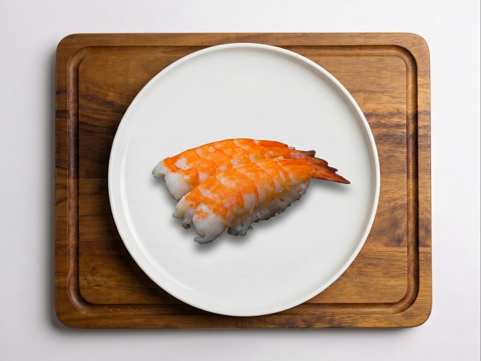 Sashimi/ Nigiri Ebi (Shrimp).