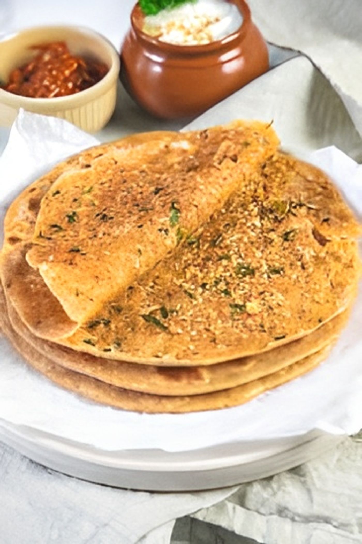 Paneer paratha.