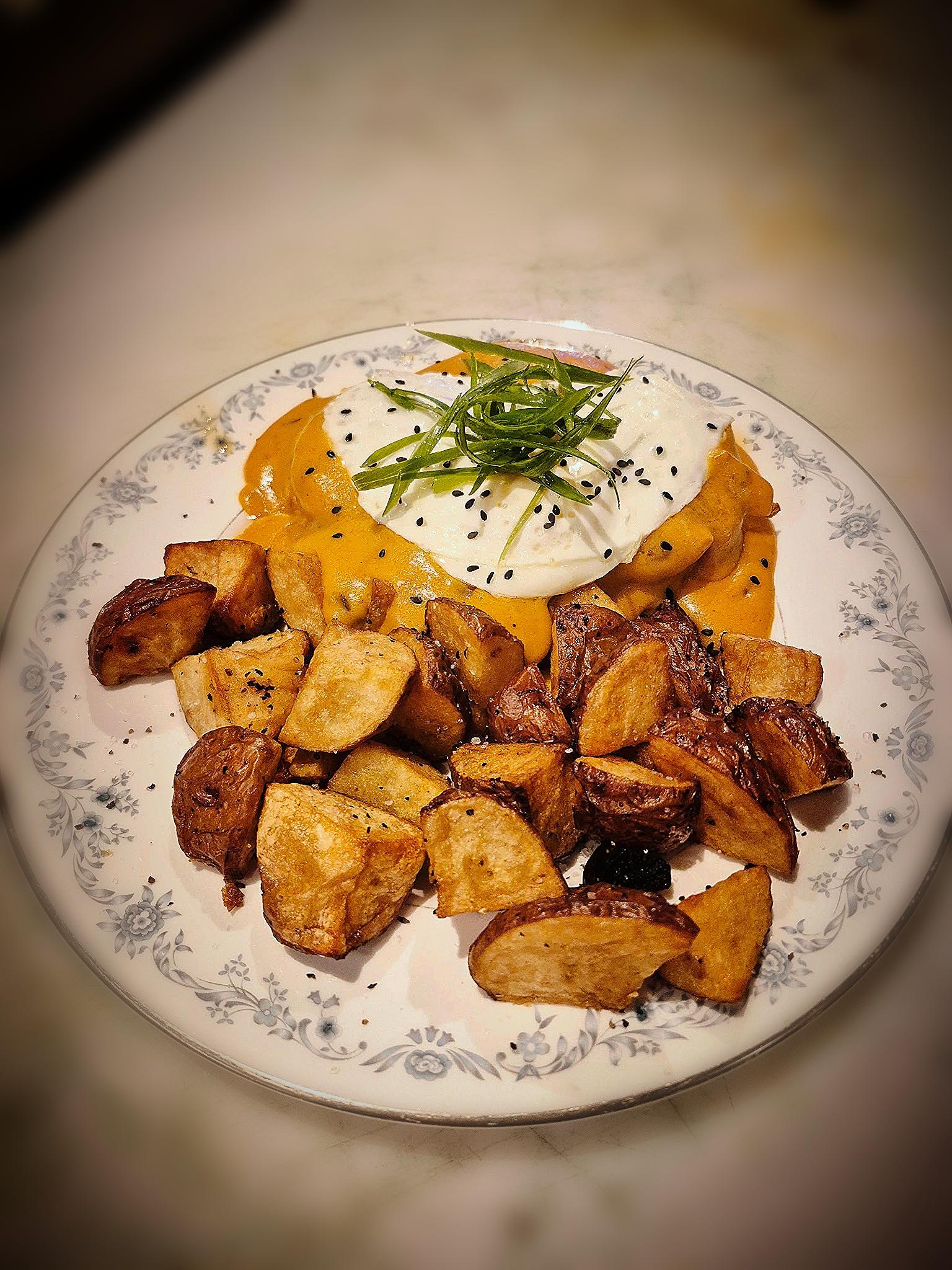 Korean Pork Belly Biscuits & Gravy.