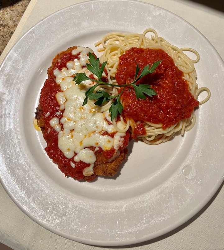 Chicken Parmigiana.