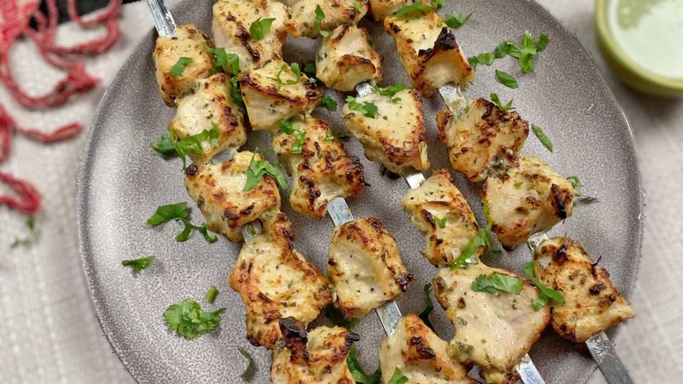Chicken Malai Kabab.
