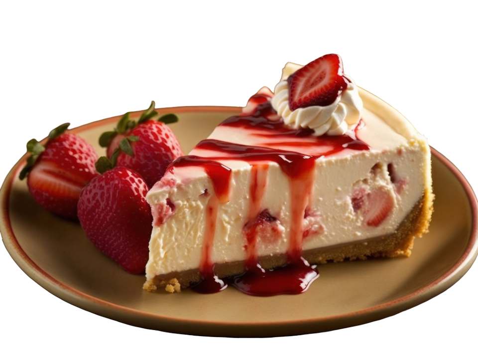 Strawberry cheesecake.