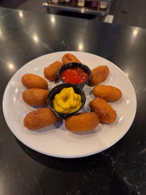 Mini Corn Dogs.