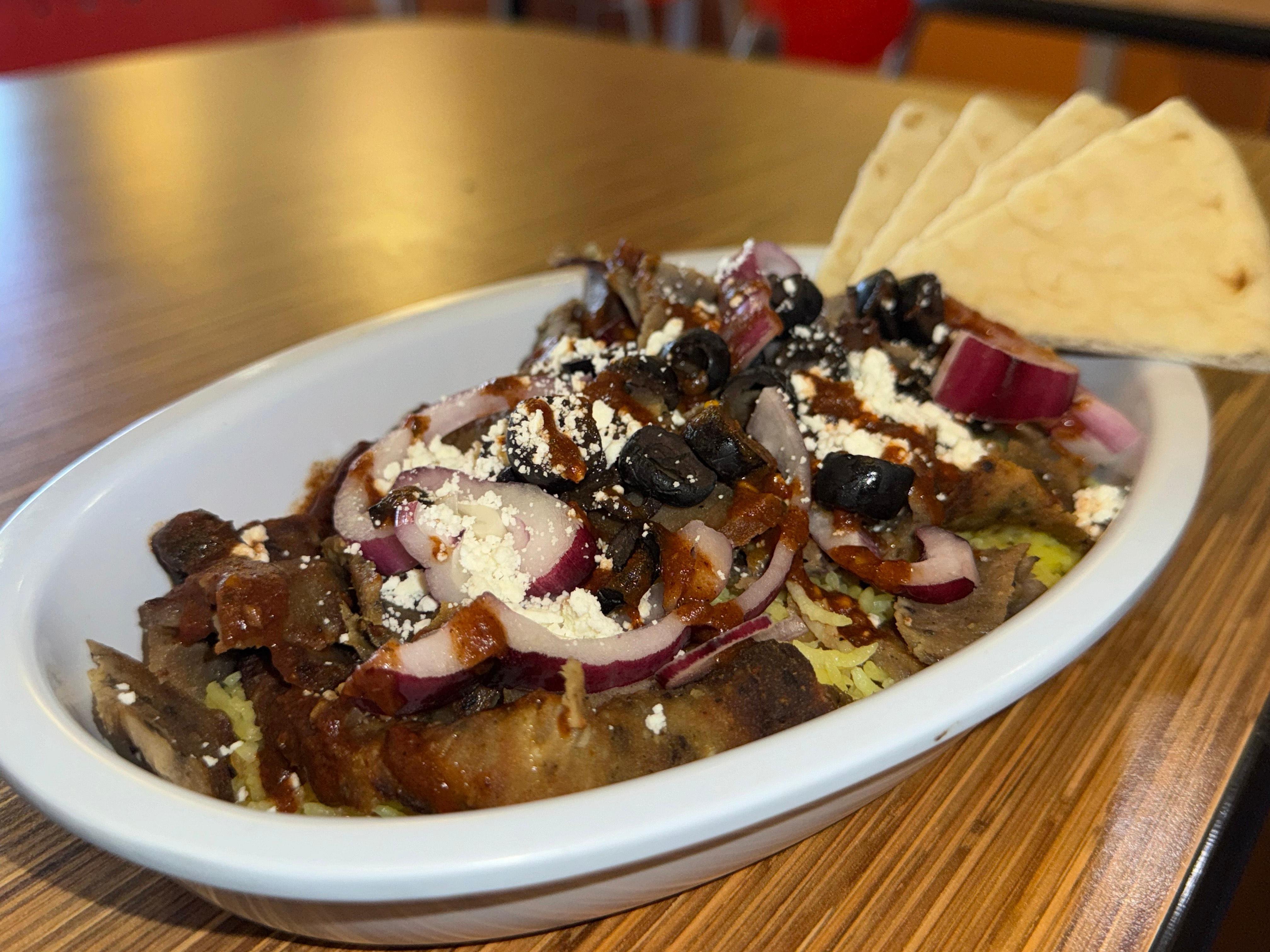 Monday Gyro Bowl Special.