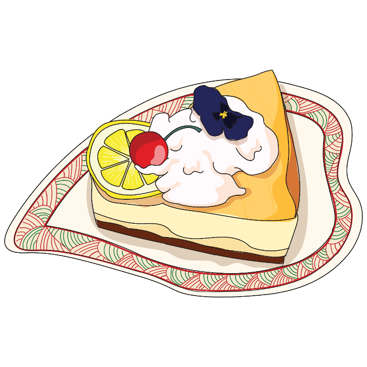 Golden Ddate Velvet Cheesecake.