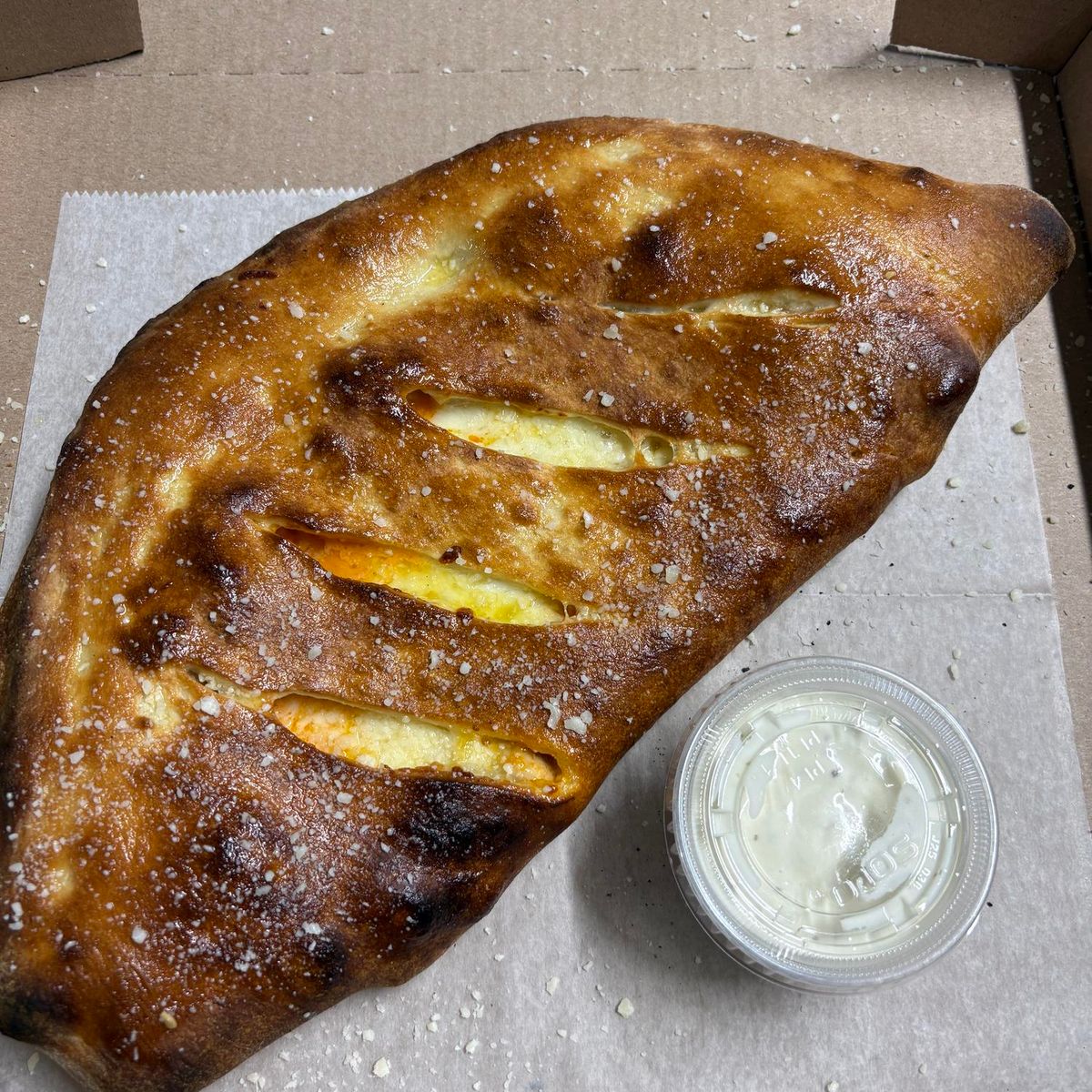 Buffalo Chicken Calzone.