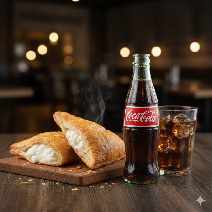 Combo: Chicken Puffs (2 pcs) with Soda.