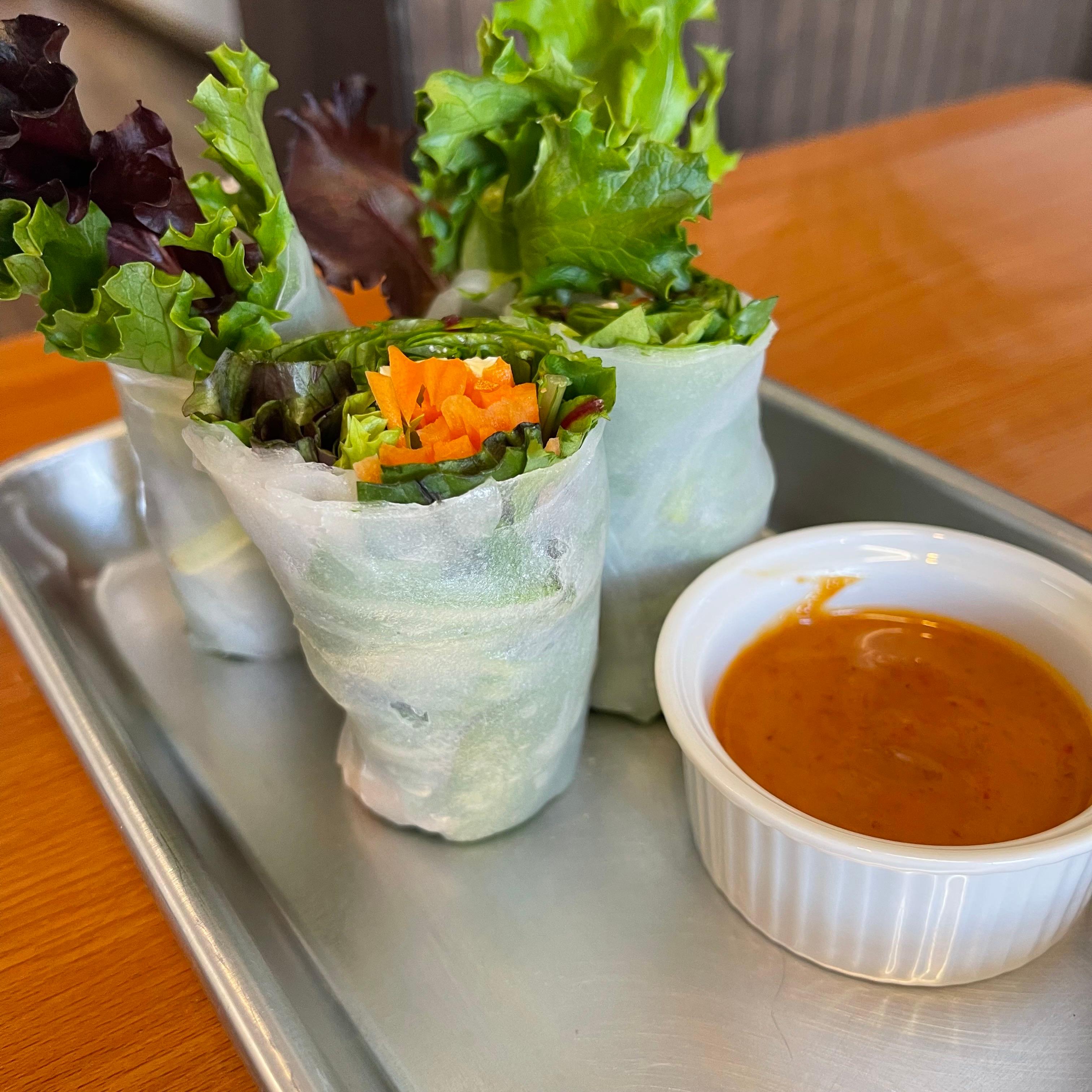 Soft Spring Rolls.