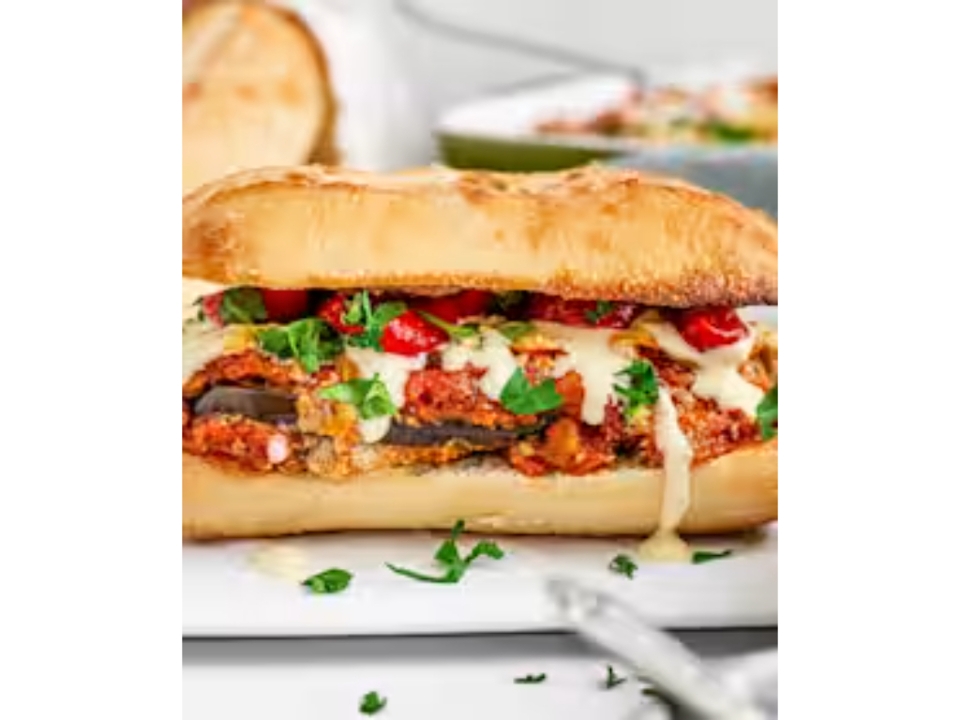 Eggplant Parmesan Sub.