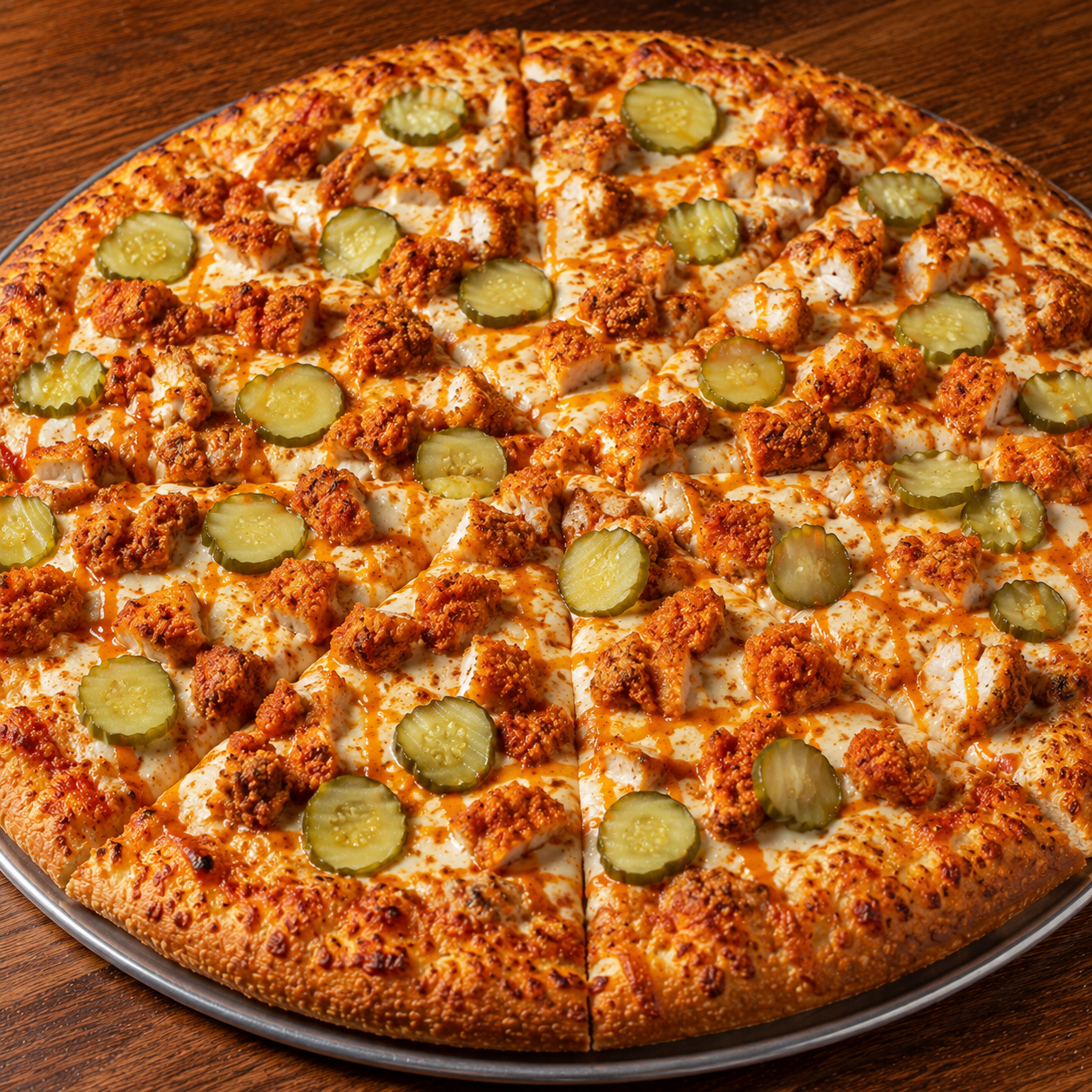 Nashville Chicken Pizza – 16”.