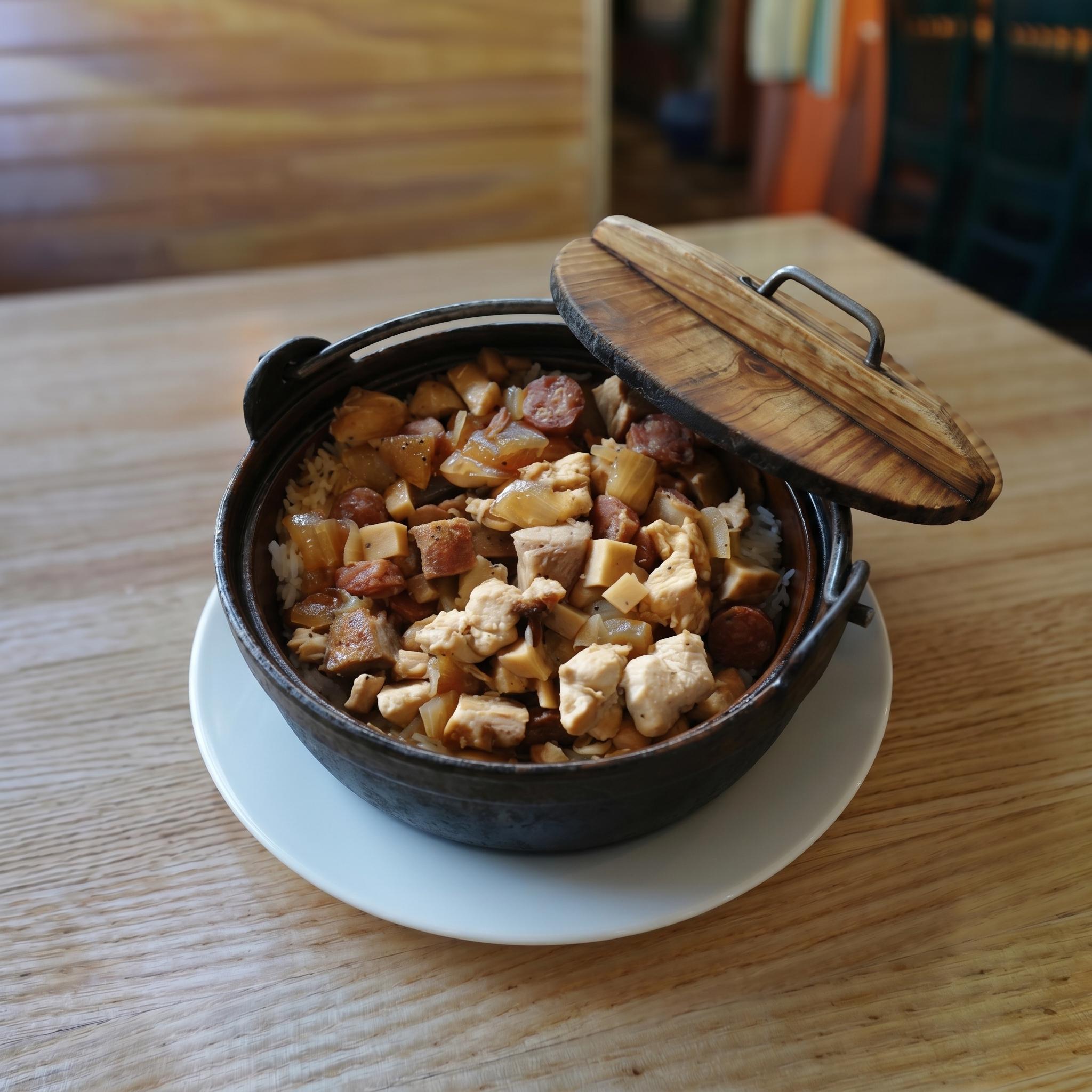 IRON POT RICE.