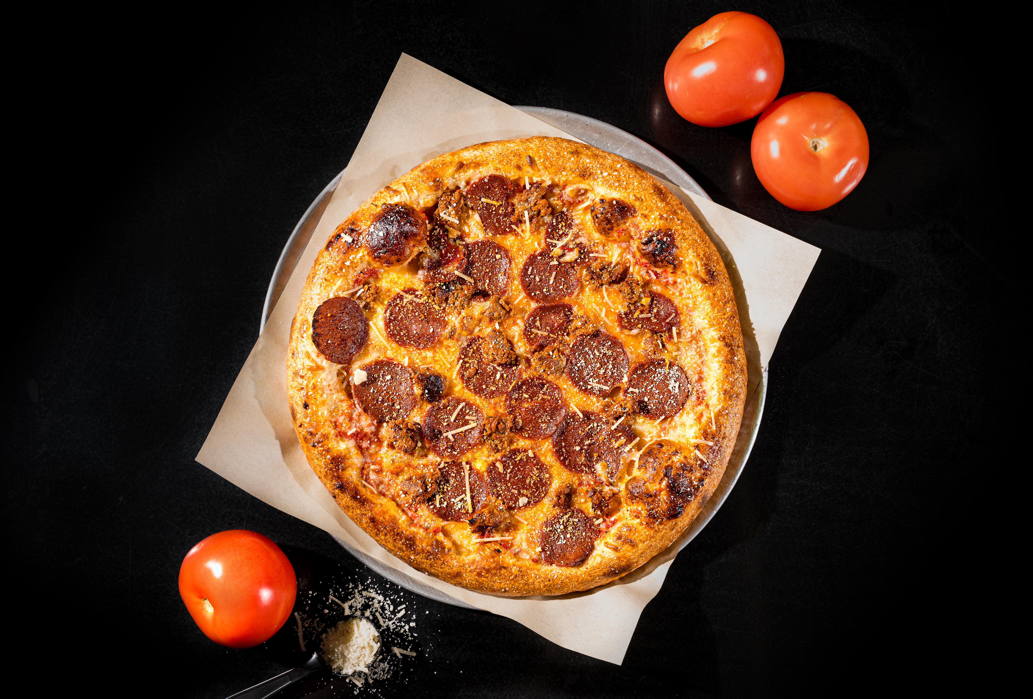 Pepperoni & Sausage.