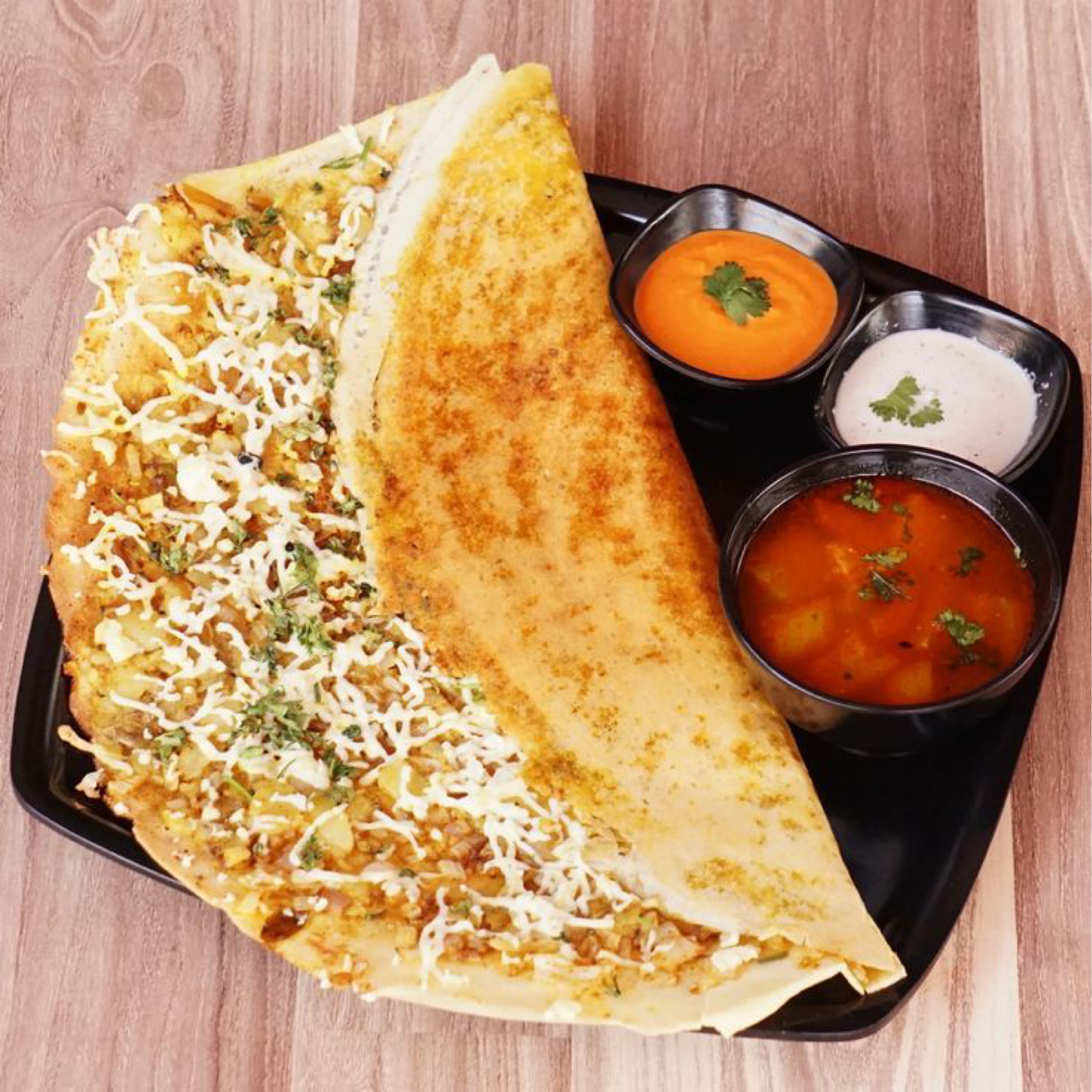 Cheese Dosa.