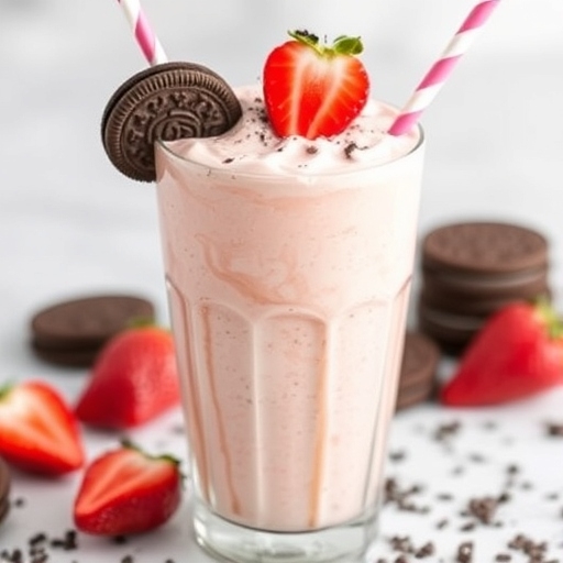 Strawberry Oreo Milkshake.