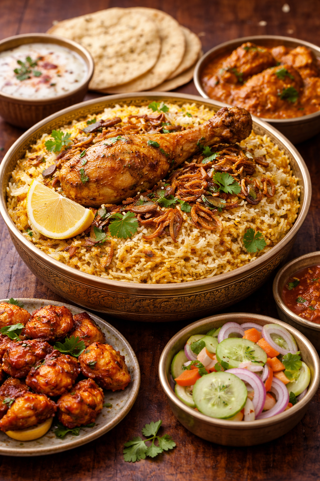 CHICKEN BIRIYANI COMBO.