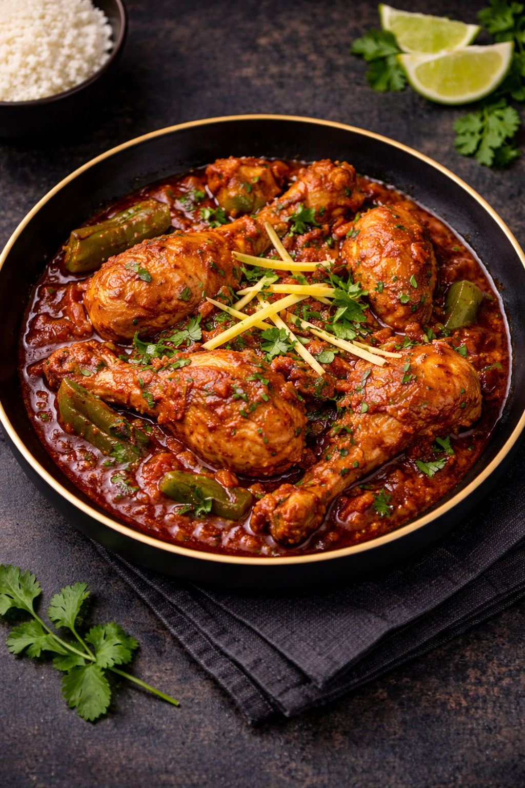 Chicken Kadai.