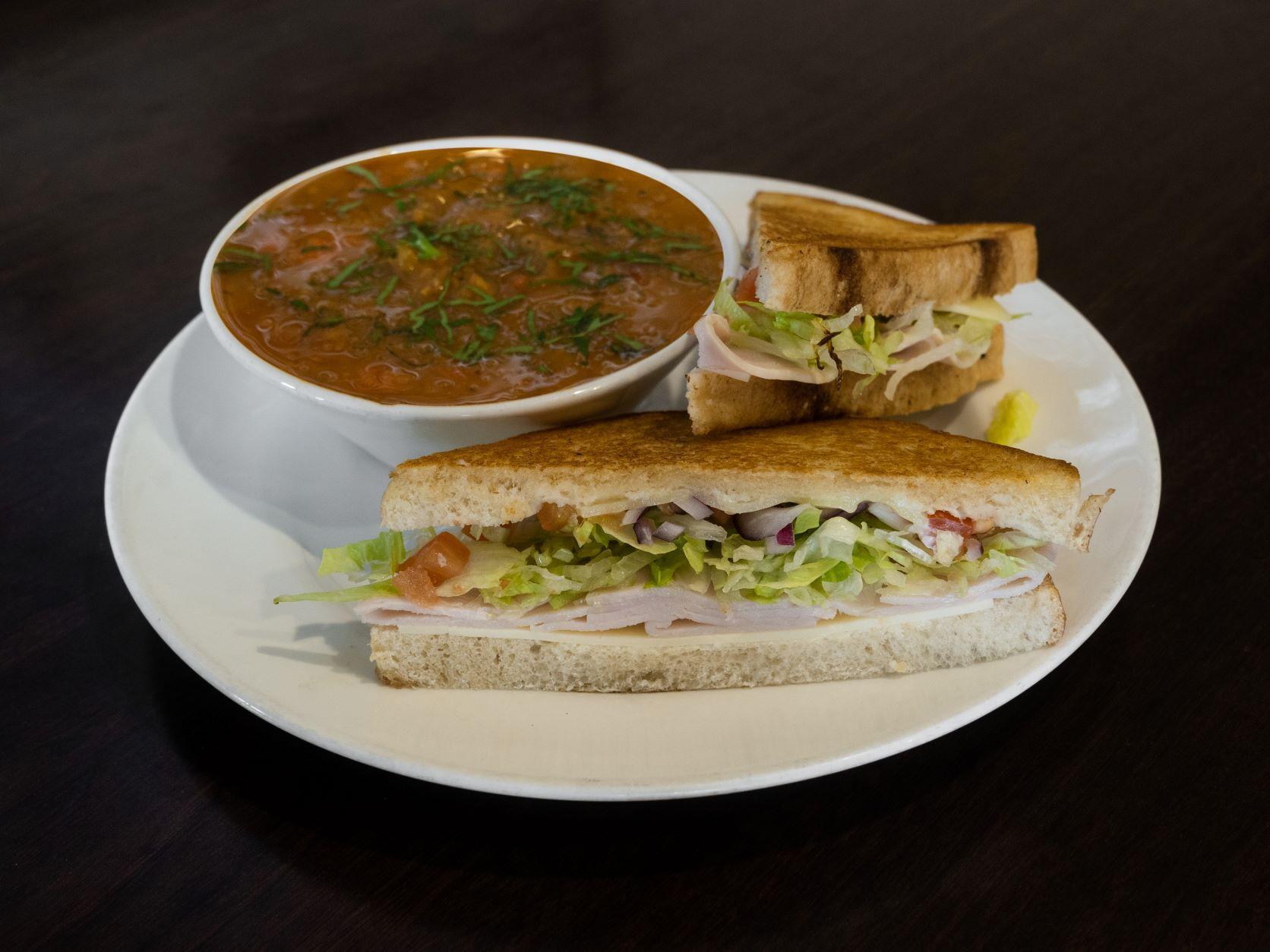 Oven Roasted Turkey Panini.