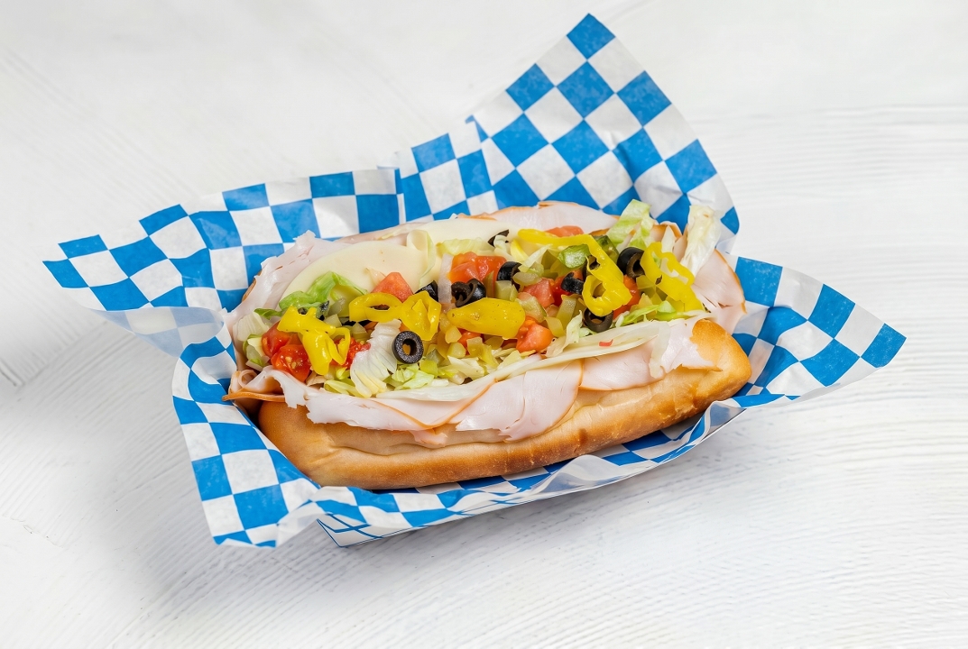 Hot Turkey Breast Sub.