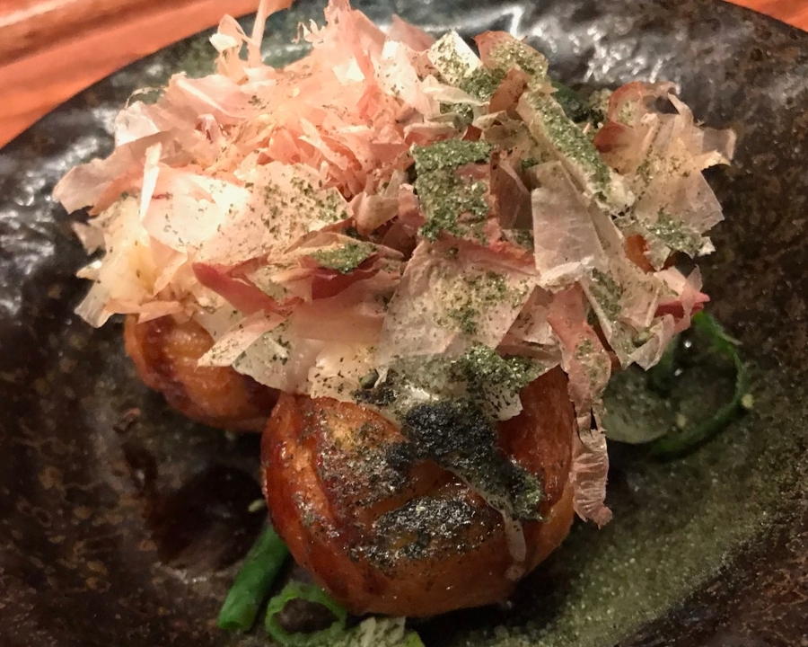 Takoyaki.