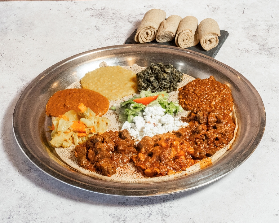 Meat and Veggie combo.