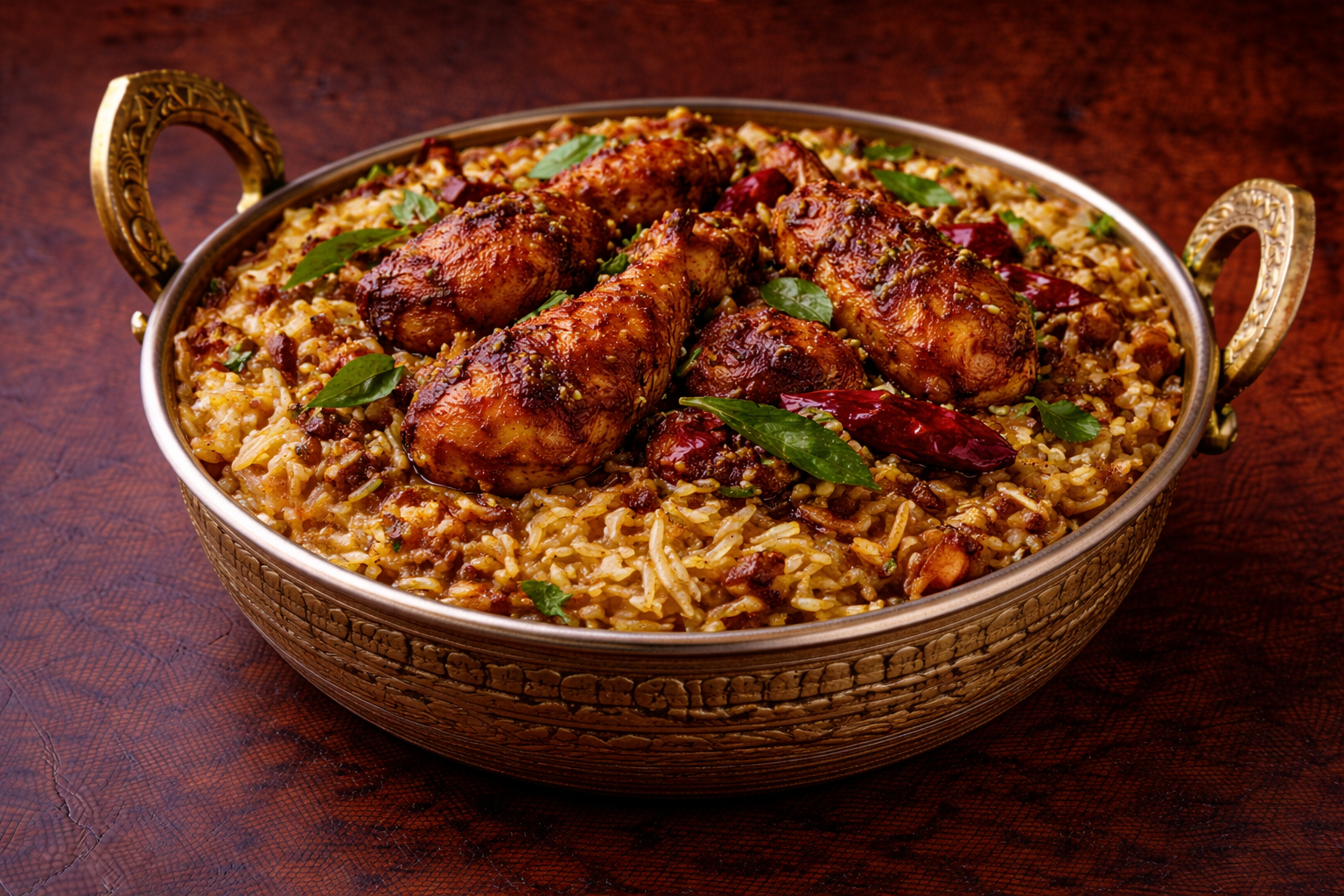 Karaikudi Chicken Biriyani (Boneless).