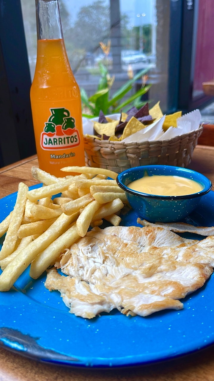 Grilled Chicken Fillet Strips for Kids.