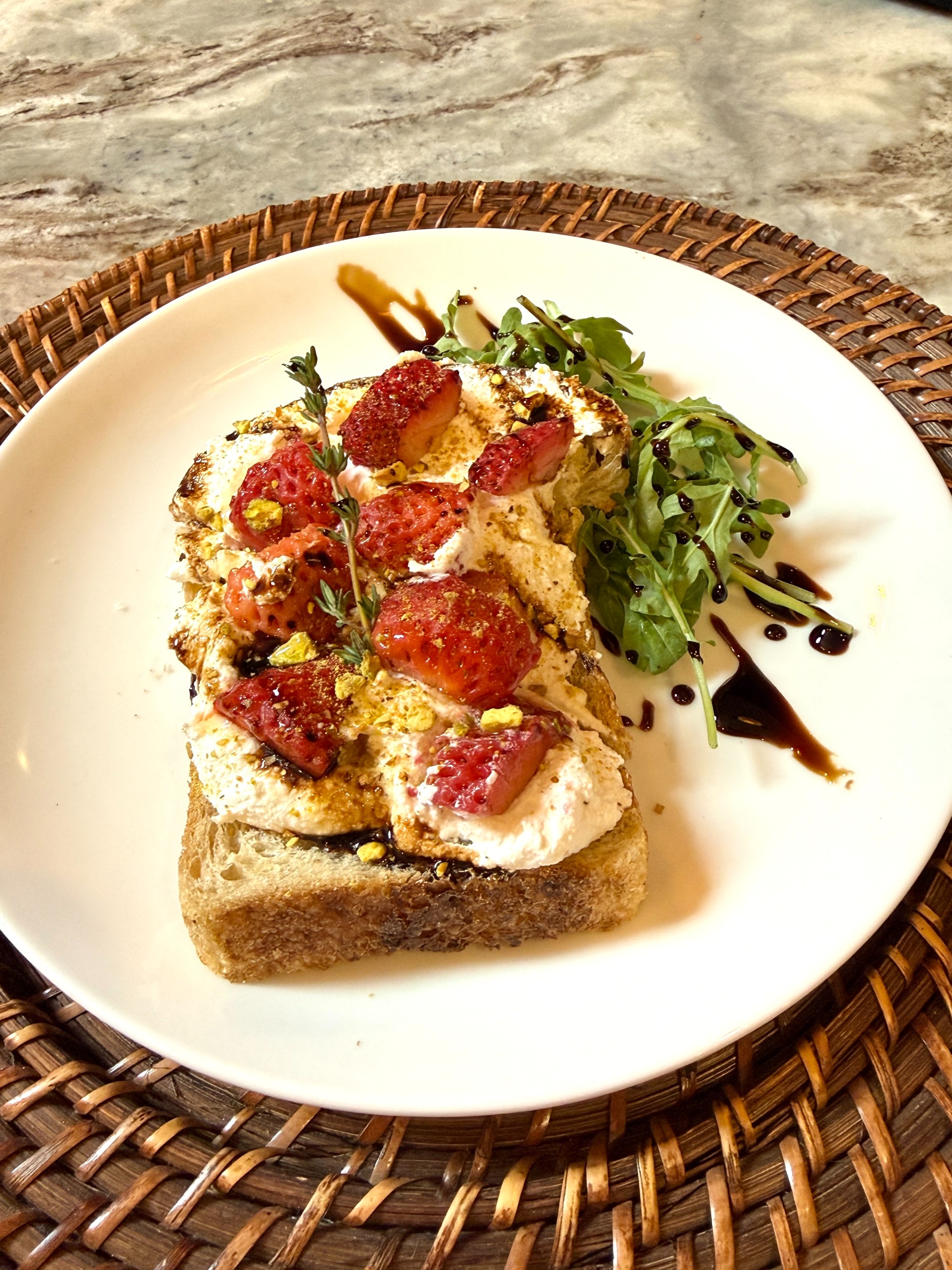 Ricotta Toast.