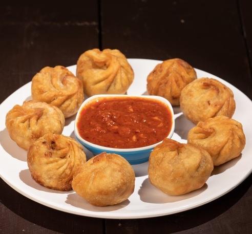 Fried Chicken Momos.