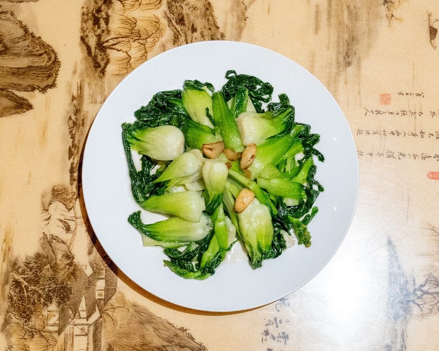 Chicken & Bok Choy Entree.