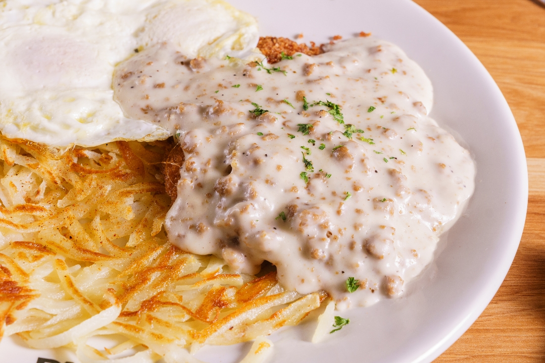 Chicken Fried & Eggs.