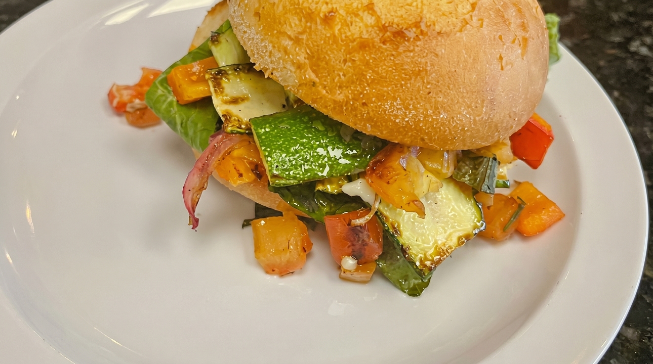 Grilled Veggie Sandwich.