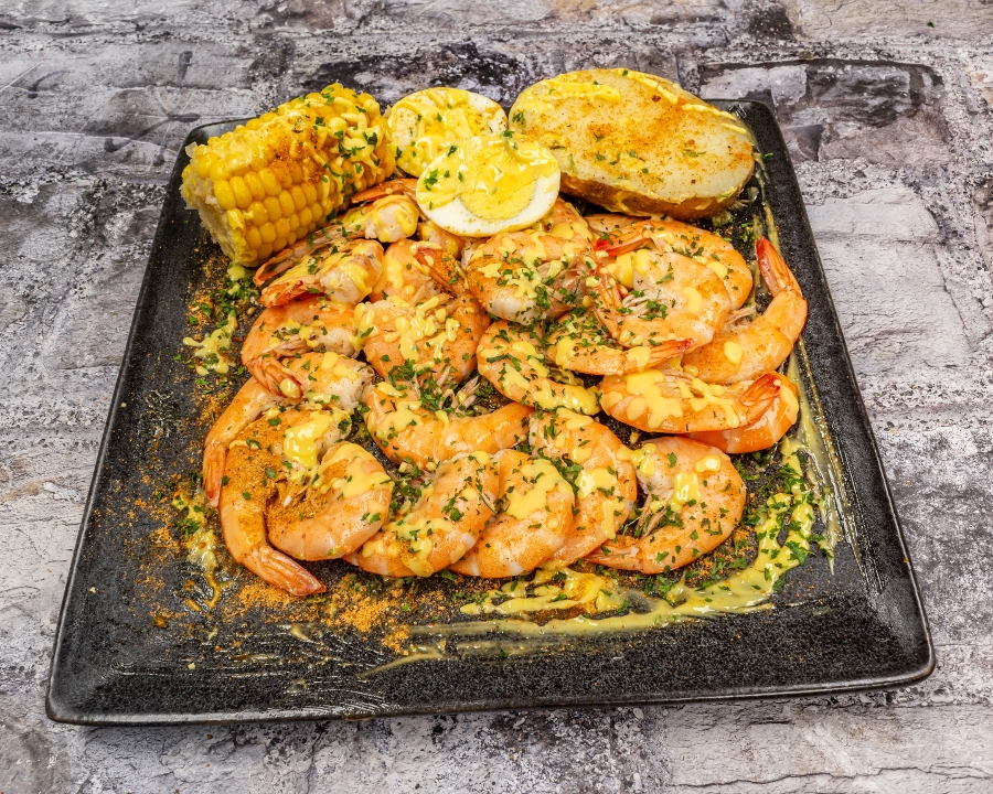 Large Shrimp Combo Tray.