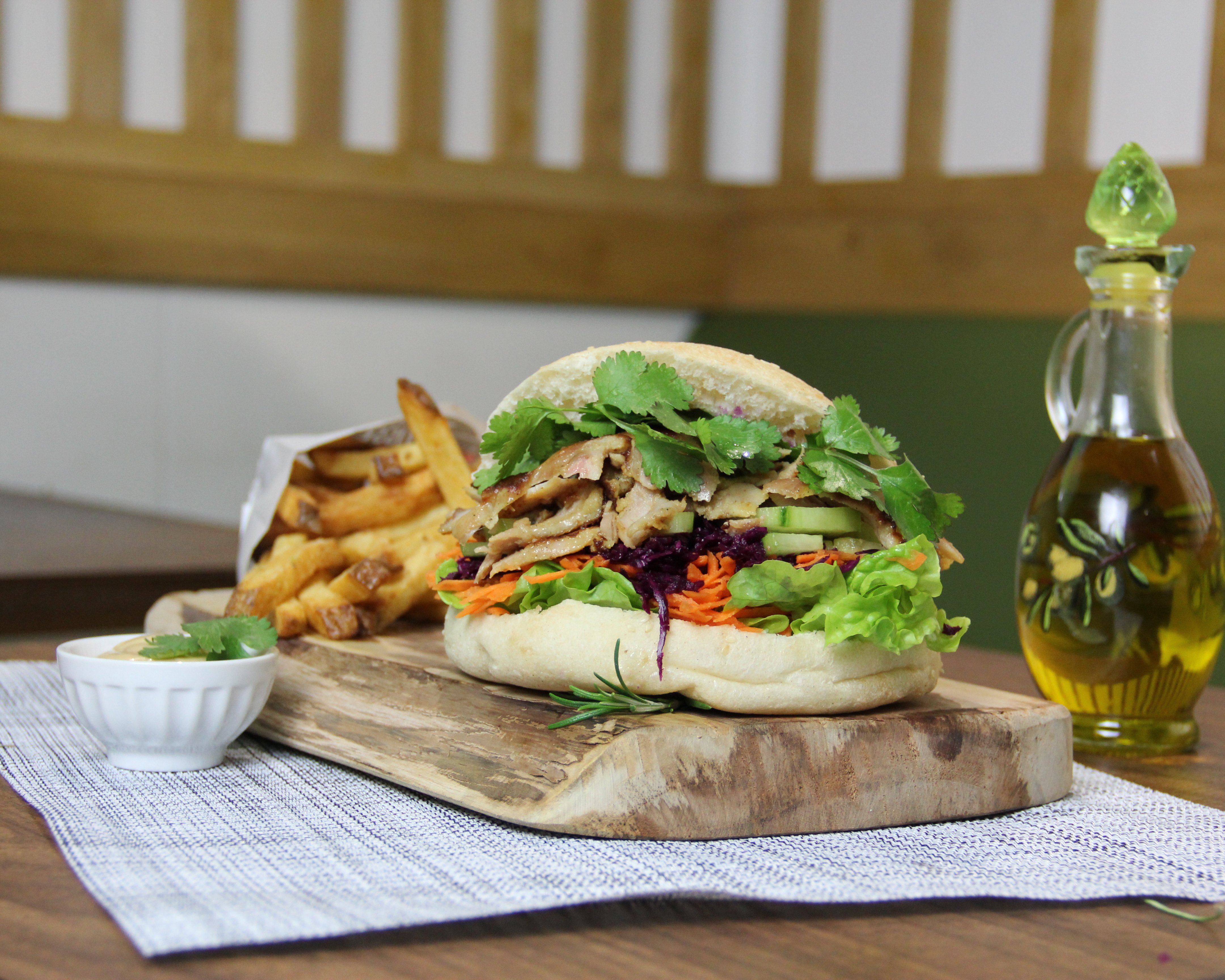 Wrap Kebab Feta & Frites   🥗 13,70