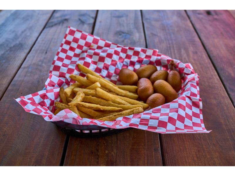 Mini Corn Dogs.