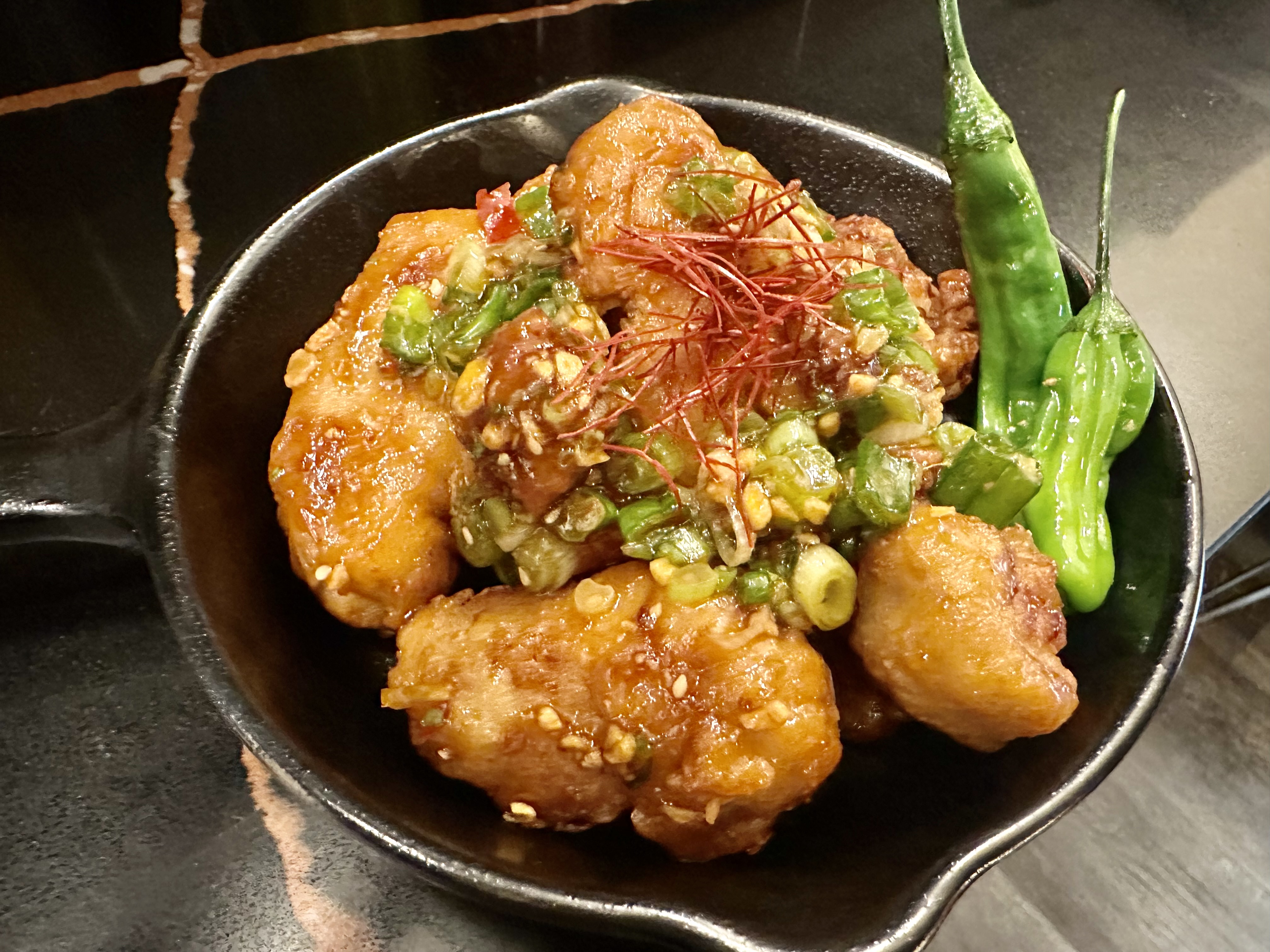 Yu-Lin-Chi (Fried Chicken with Sweet & Spicy Sauce)..