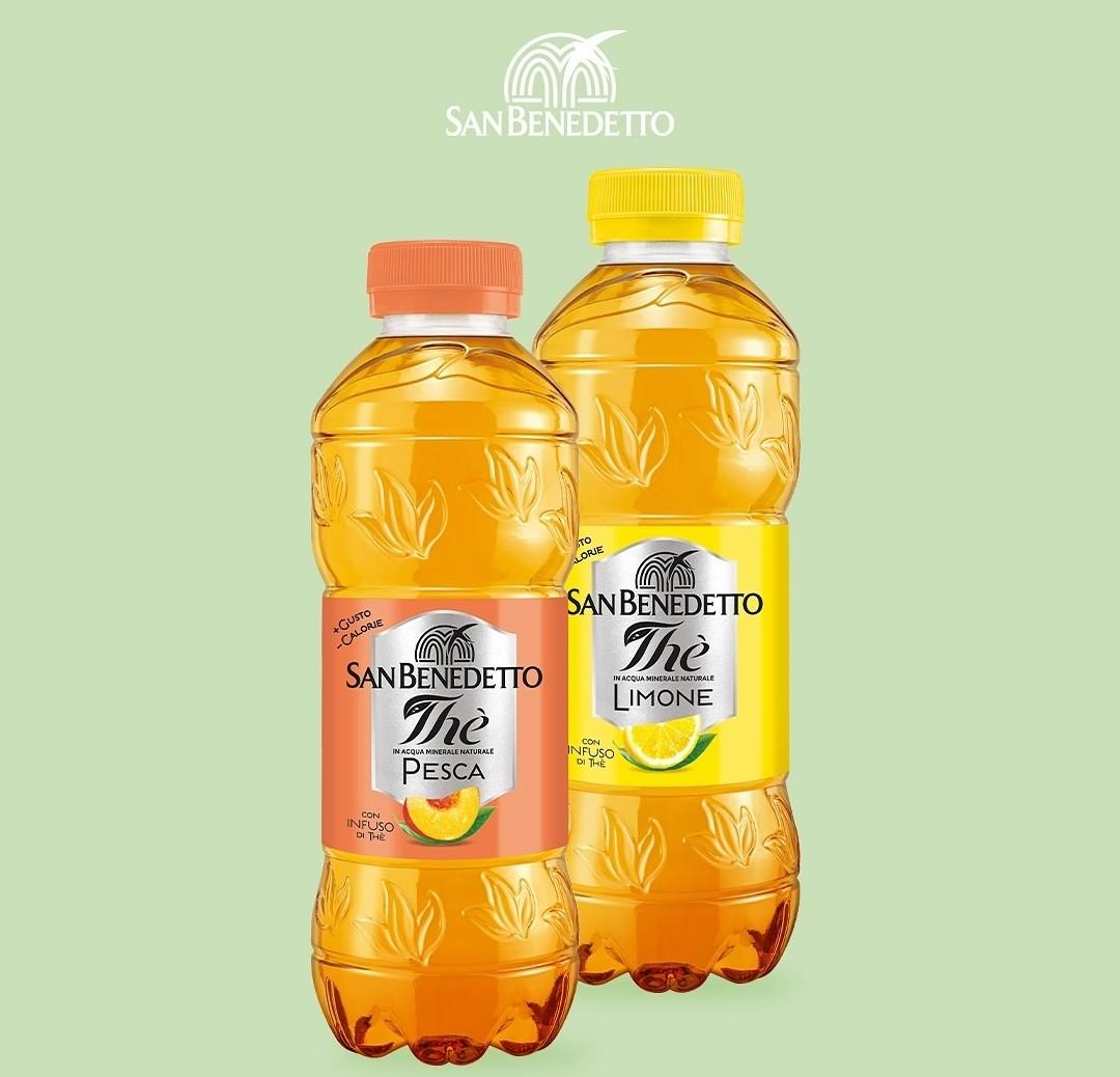 San Benedetto Italian Peach Ice Tea.