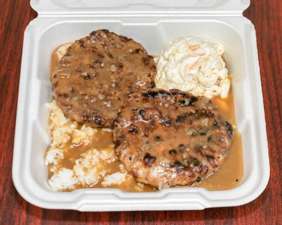 Double Hamburger Steak.