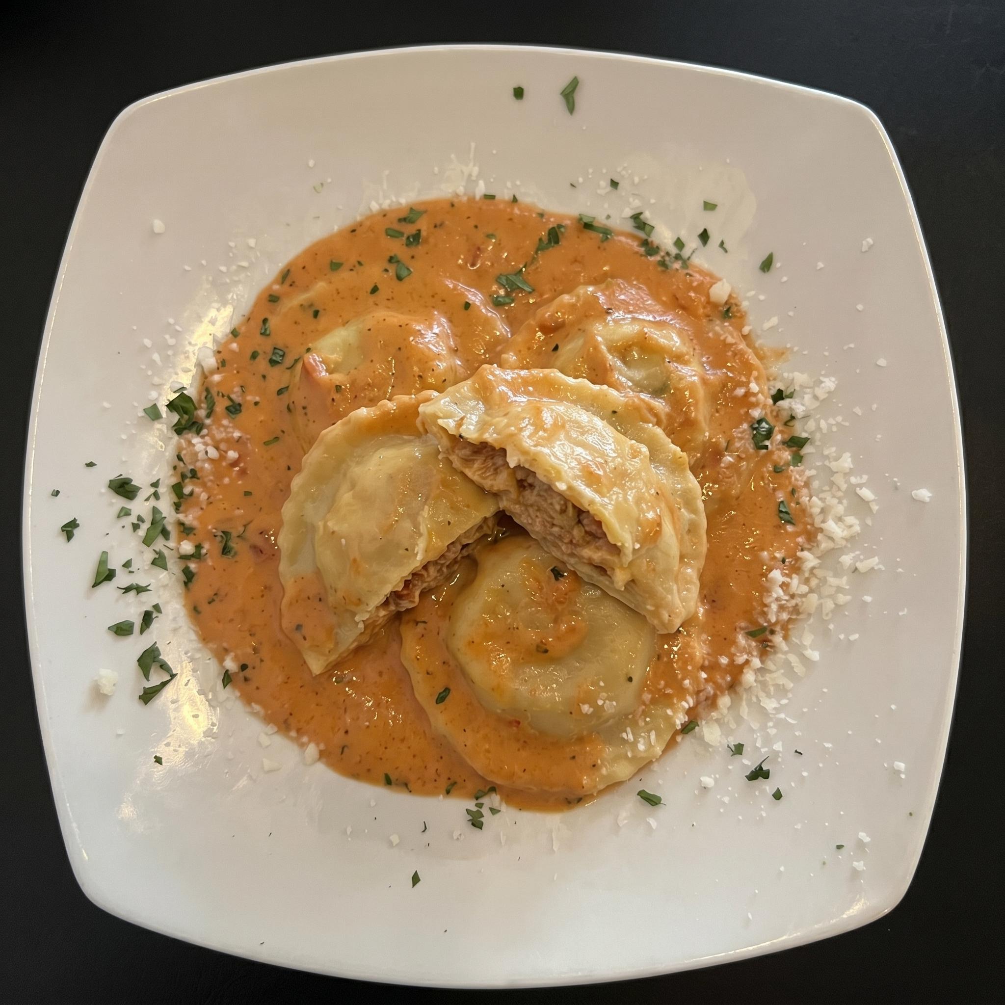 Lobster Ravioli.