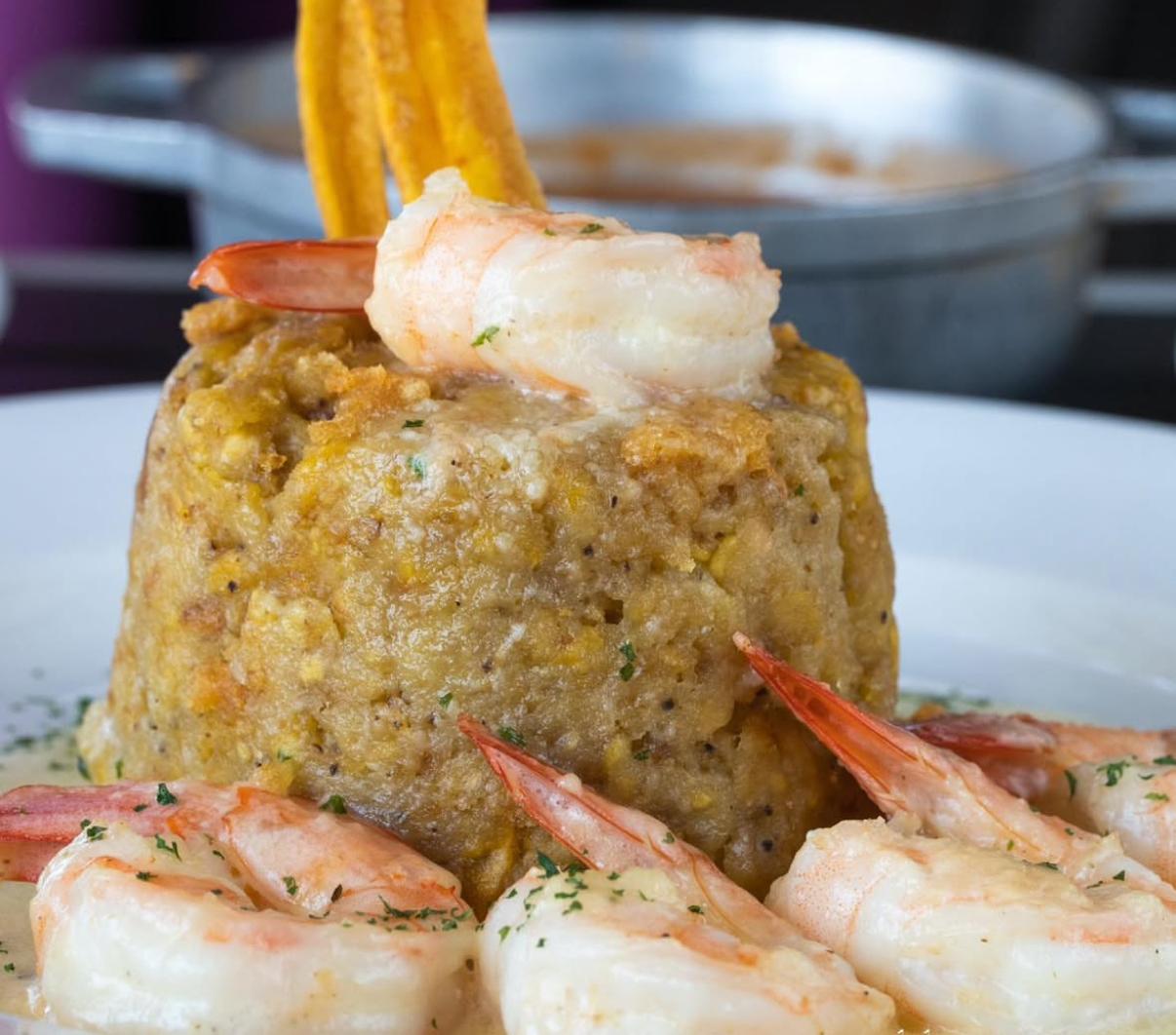 Shrimp Mofongo.