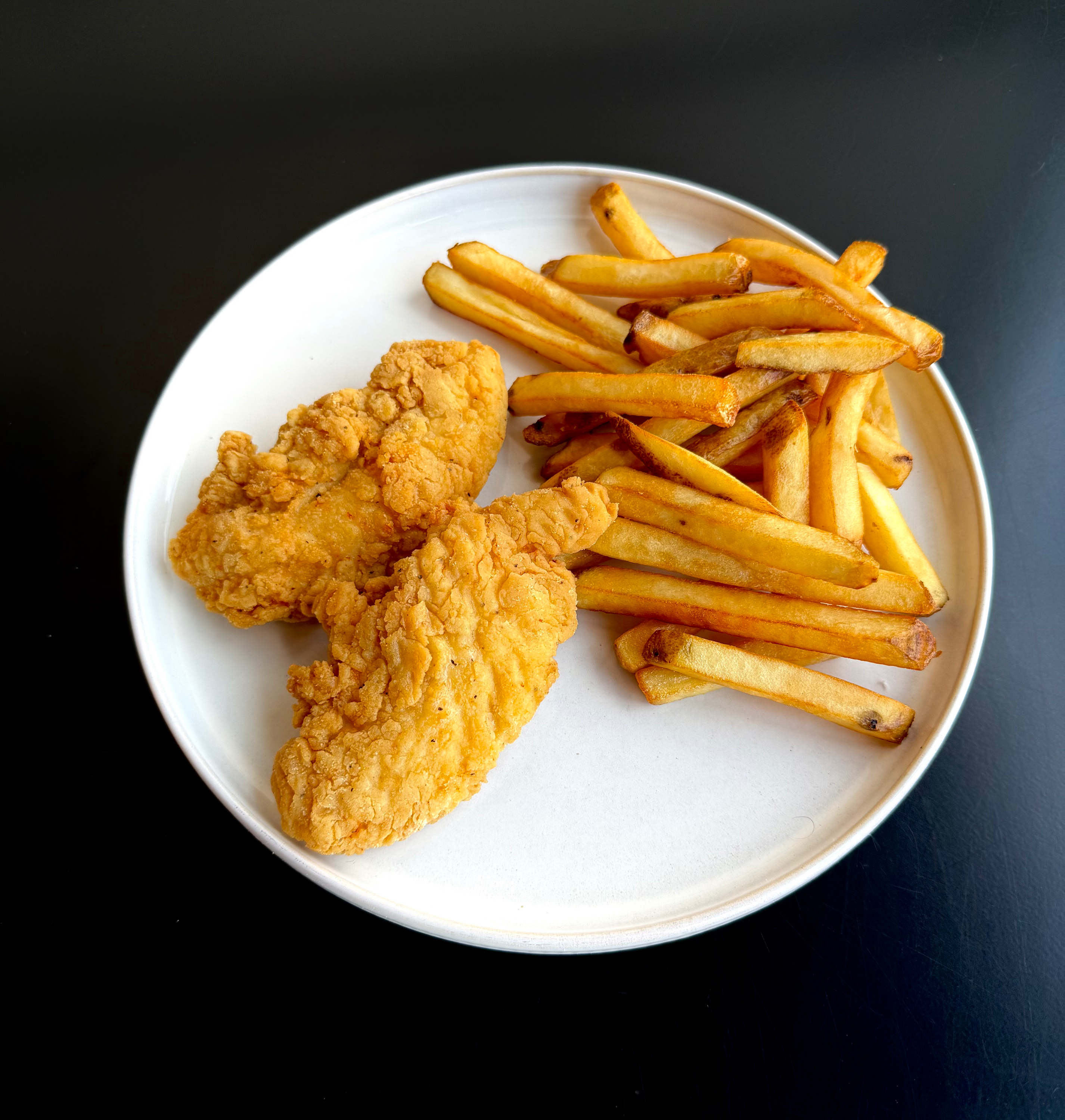 Chicken Tenders & Fries.